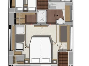 Jeanneau Prestige 520 Flybridge - 3 + 1 cab. charter bareboat or captained in  Split