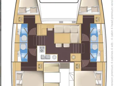 Catamaran for rent Biograd na Moru at the best price