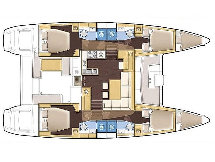 Yacht charter Alimos cheap Lagoon 450 F