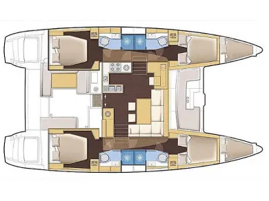 Yacht charter Alimos cheap Lagoon 450 F