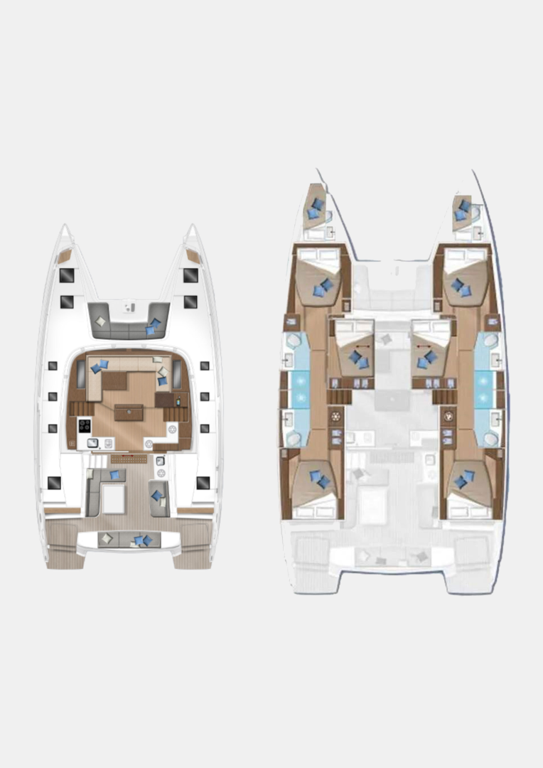 Catamaran rental in Alimos - Lagoon Lagoon 50