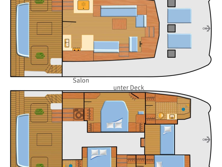 Motorboat rental in Palma de Mallorca - Fountaine Pajot Fountaine Pajot MY6