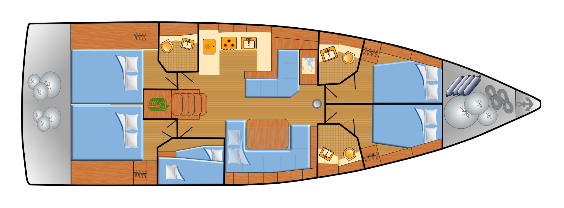 Sailboat for rent Can Pastilla at the best price