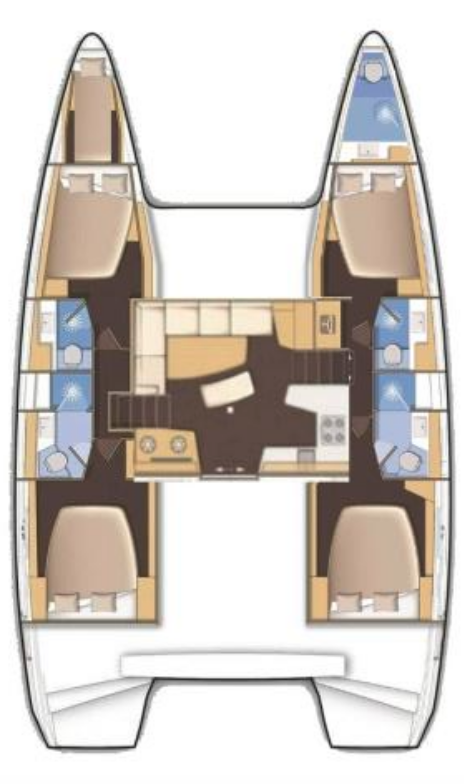 Yacht charter Marina (City) cheap Lagoon 40