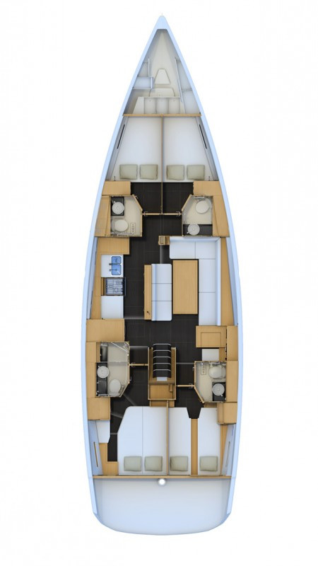 Boat rental Jeanneau Jeanneau 54 in Pirovac on Samboat