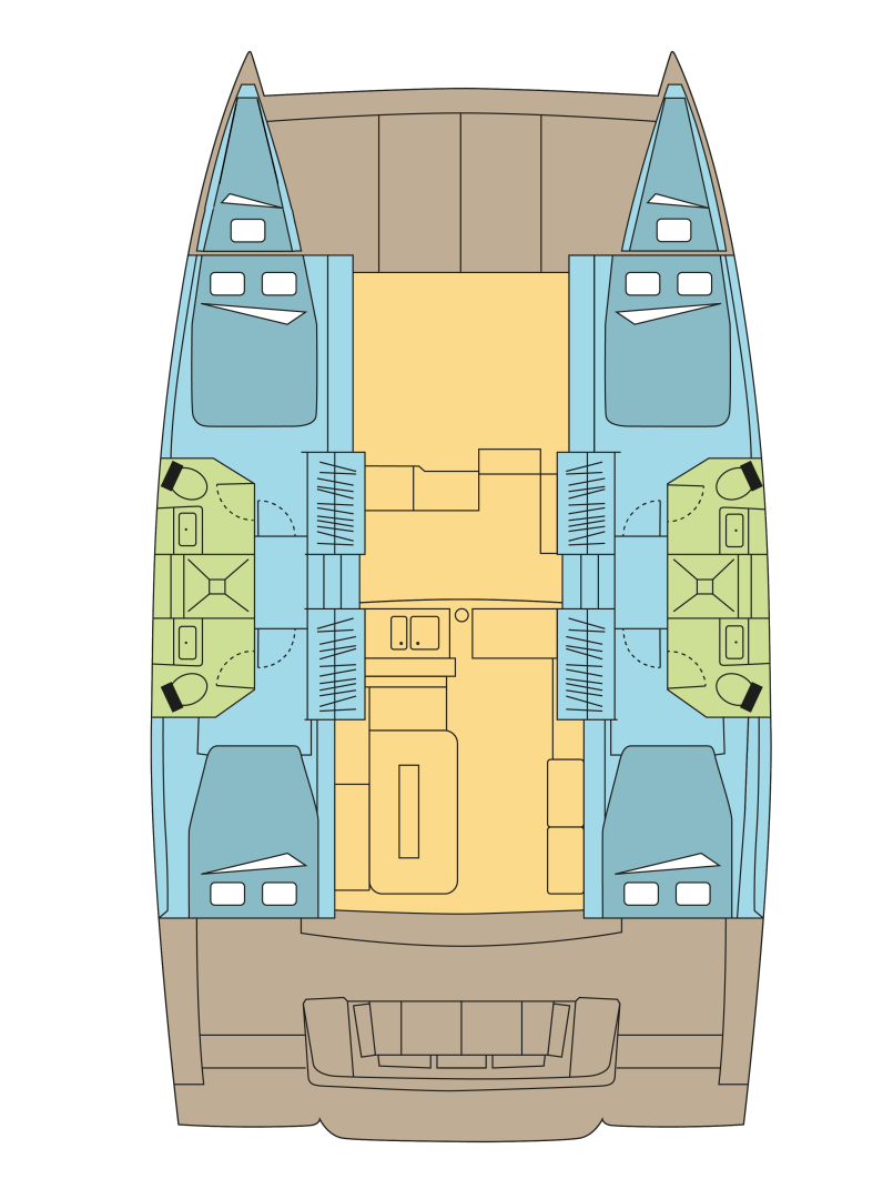 Bareboat Rental Catamaran Bali with a boat licence