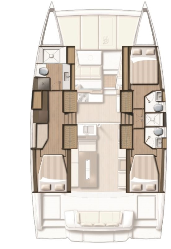 Bali Bali 4.2 charter bareboat or captained in  Airlie Beach