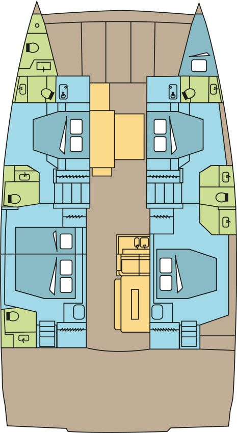 Catamaran for rent Pozzuoli at the best price