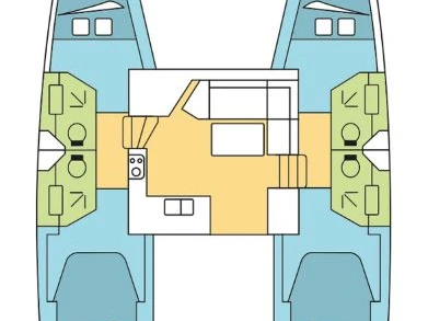 Catamaran rental in Le Marin - Fountaine Pajot Lucia 40