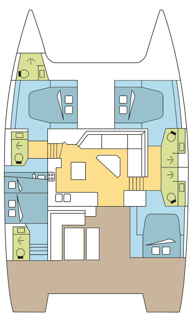 Fountaine Pajot Saona 47 charter bareboat or captained in  Airlie Beach