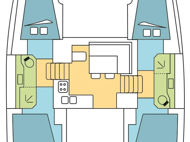 Bareboat Rental Catamaran Lagoon with a boat licence