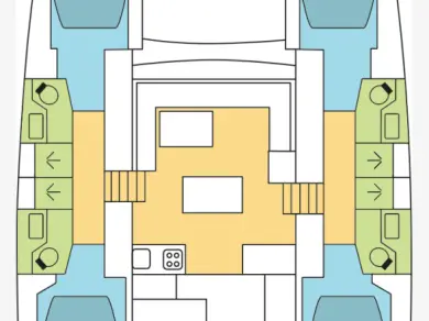 Bareboat Rental Catamaran Lagoon with a boat licence