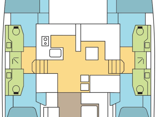 Catamaran rental in Le Marin - Nautitech Nautitech 46 Fly