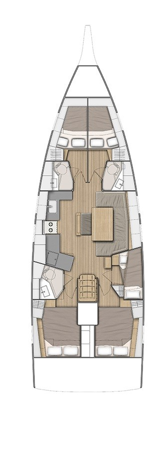 Rent a Bénéteau Oceanis 46.1 Lefkáda