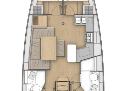 Sailboat rental with or without captain Bénéteau Fethiye