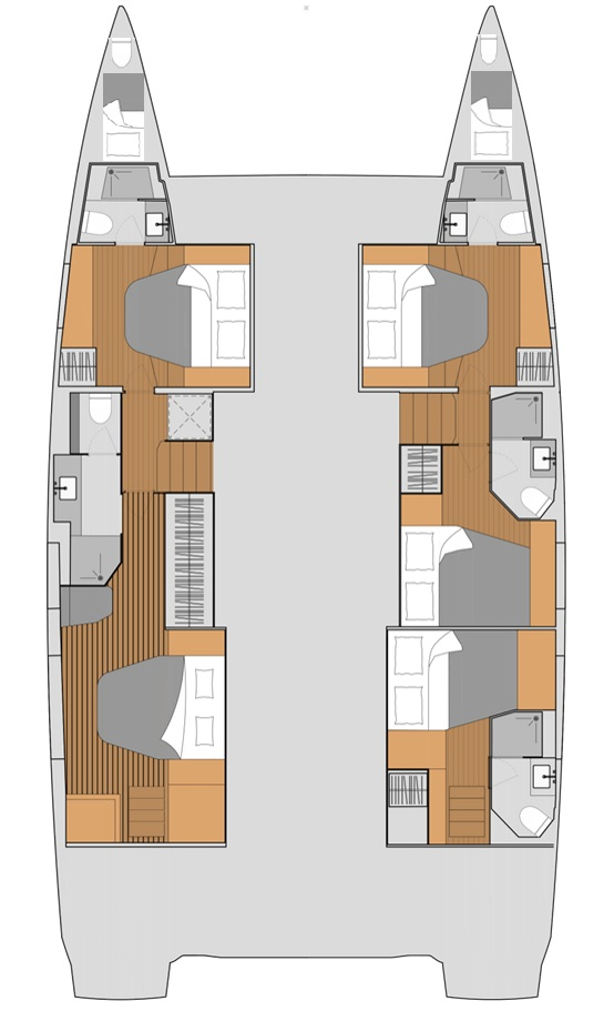 Catamaran rental with or without captain Fountaine Pajot Néa Péramos