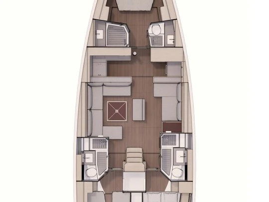 Bareboat Rental Sailboat Dufour with a boat licence