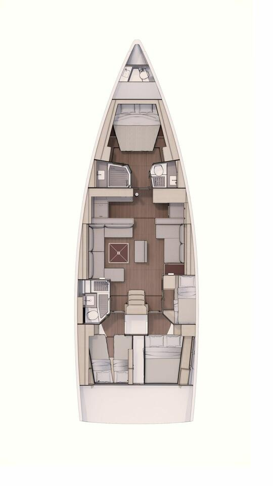 Dufour Dufour 530 charter bareboat or captained in  Road Town