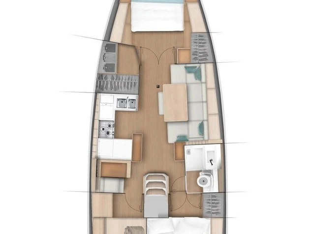 Jeanneau Sun Odyssey 440 charter bareboat or captained in  Road Town