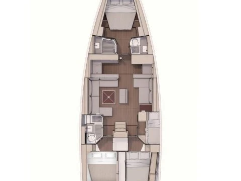 Sailboat rental in Road Town - Dufour Dufour 530