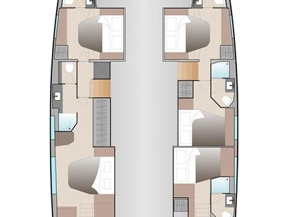 Bareboat Rental Catamaran Fountaine Pajot with a boat licence