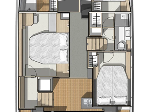 Motorboat rental in Marsh Harbour - Fountaine Pajot Fountaine Pajot MY5