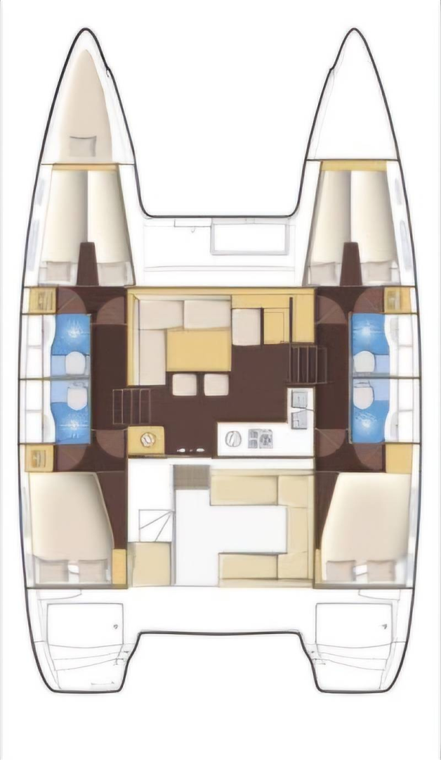 Lagoon Lagoon 400 S2 charter bareboat or captained in  Ko Chang (Koh Chang)