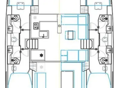 Catamaran rental in Alimos - Nautitech Nautitech 46 Fly