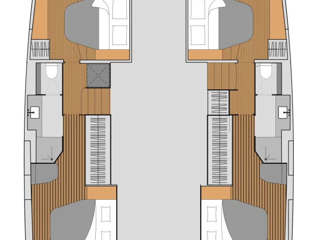 Yacht charter La Rochelle cheap Aura 51