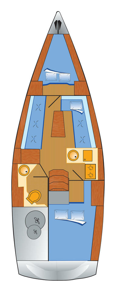 Sailboat rental with or without captain Bavaria Heiligenhafen
