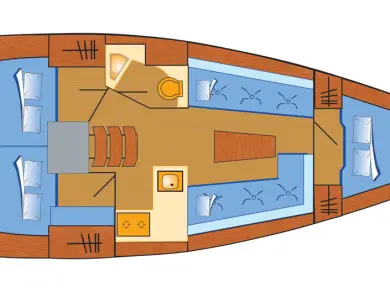 Bavaria Cruiser 34 charter bareboat or captained in  Flensburg