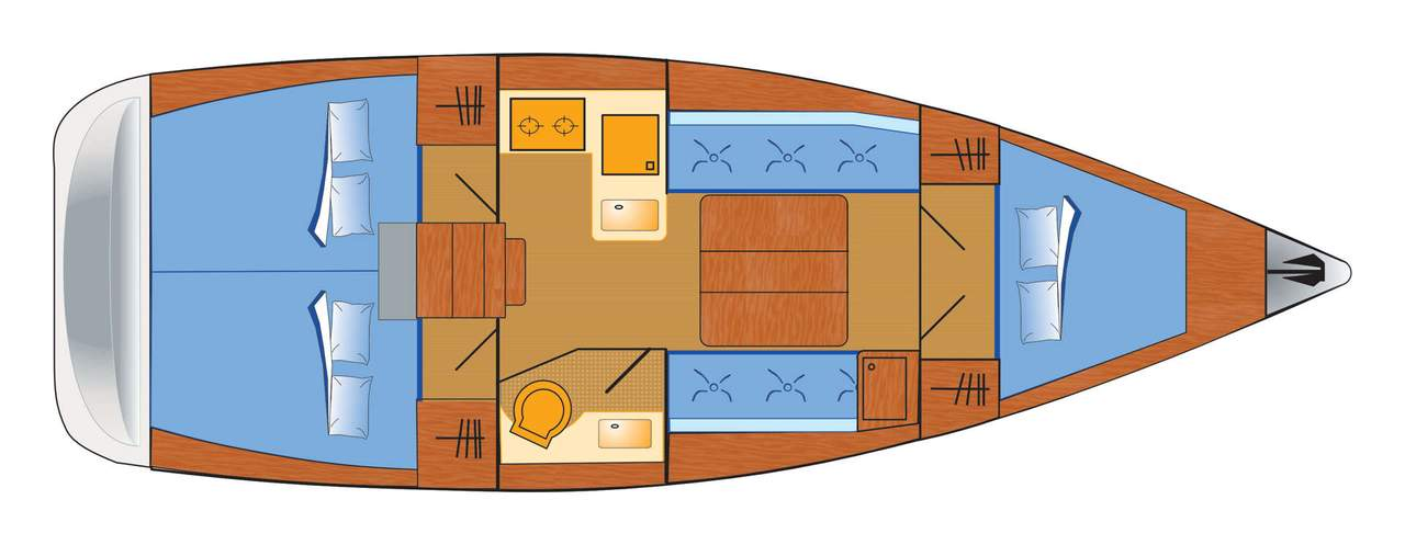 Sailboat rental in Flensburg - Dufour Dufour 350 Grand Large