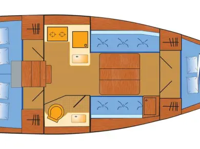 Sailboat rental in Flensburg - Dufour Dufour 350 Grand Large