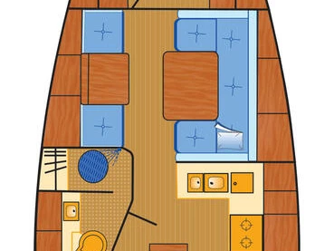 Sailboat rental with or without captain Hanse Barth