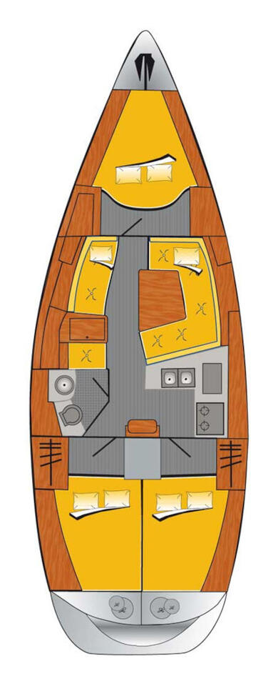 Jeanneau Sun Fast 37 charter bareboat or captained in  Flensburg