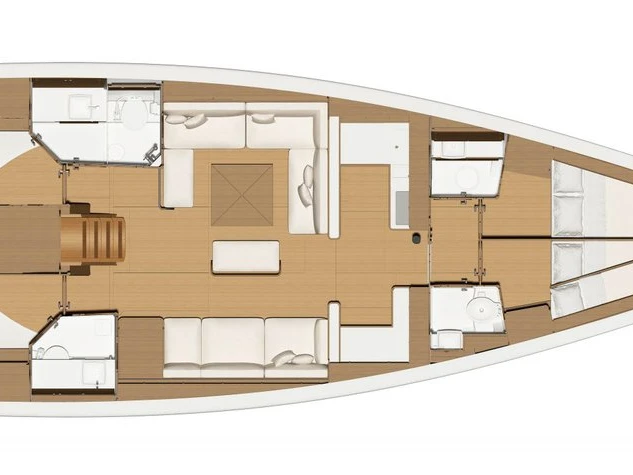 Sailboat rental with or without captain Dufour Gouvia