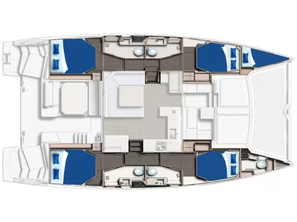 Yacht charter Road Town cheap Leopard 45