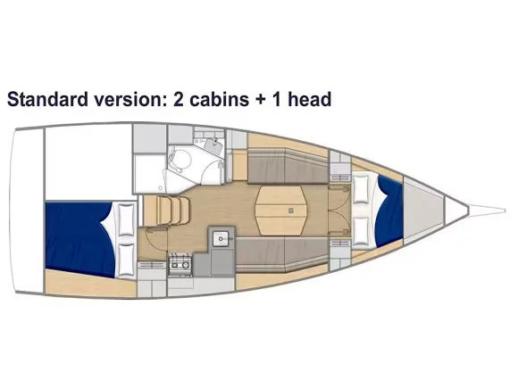Sailboat for rent Lefkáda at the best price