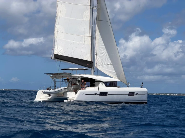 Bareboat Rental Catamaran Lagoon with a boat licence