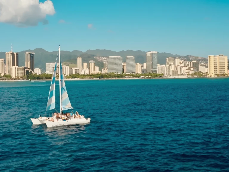 San Juan formerly Clark Custom charter bareboat or captained in  Waikīkī