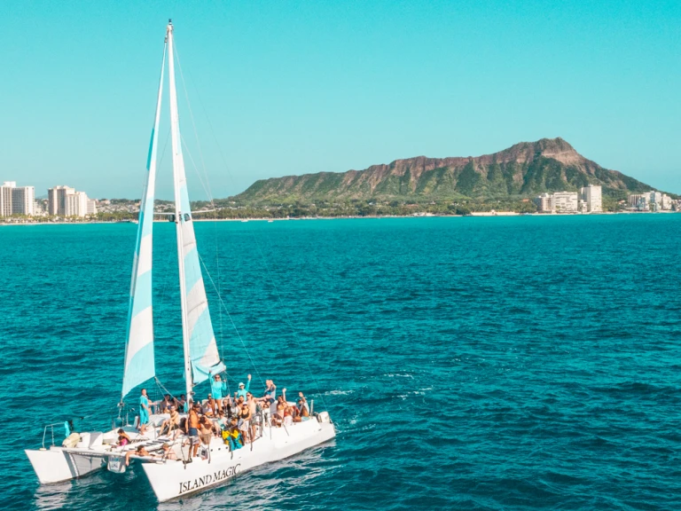 Bareboat Rental Catamaran San Juan formerly Clark with a boat licence