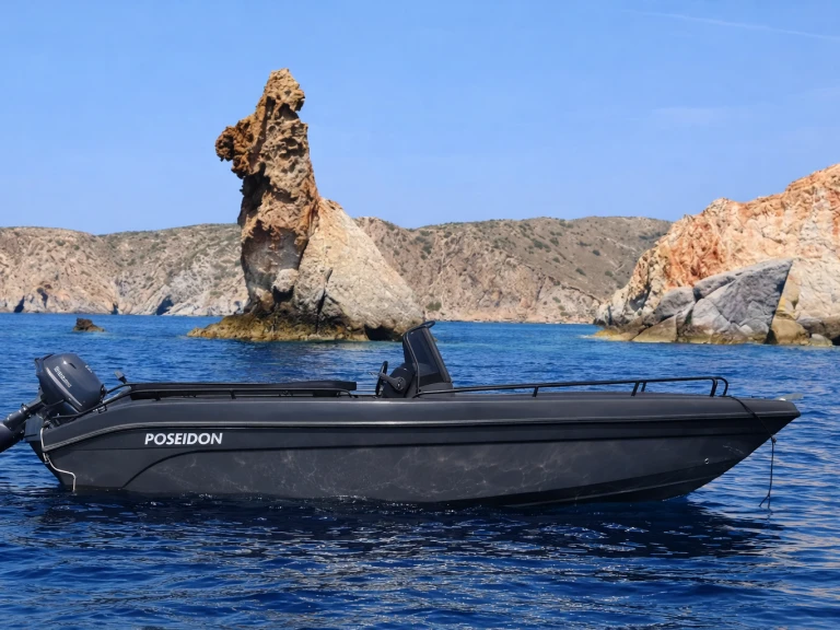 Bareboat Rental Motorboat Poseidon with a boat licence