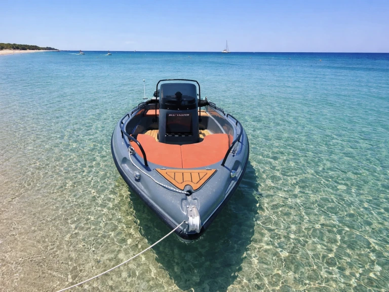 Poseidon Blu Water 170 charter bareboat or captained in  Mílos