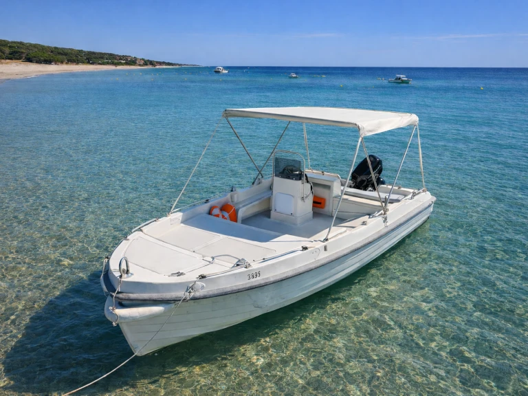 Motorboat rental with or without captain Assos Provatas