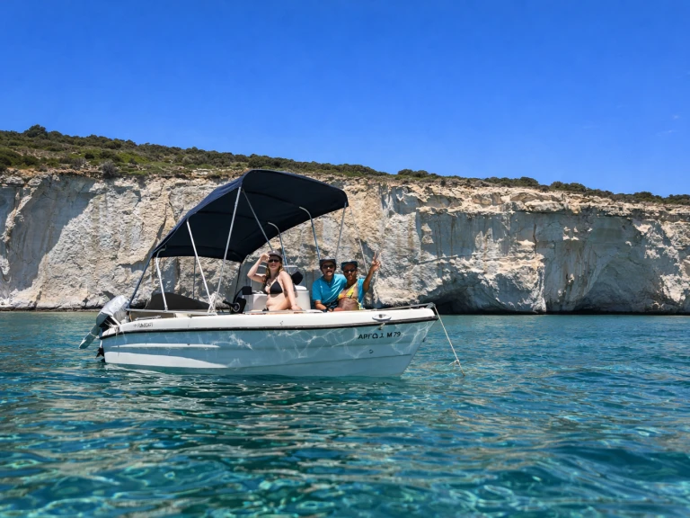 Assos 450 charter bareboat or captained in  Provatas