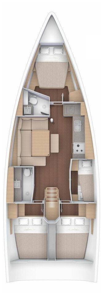 Sailboat for rent Jezera at the best price