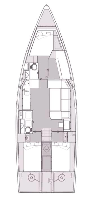 Rent a Elan Elan Impression 45 (ex. 43) - 4 cab. Portorož