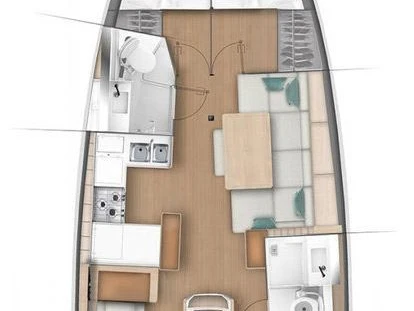 Sailboat rental in Göcek - Jeanneau Sun Odyssey 440