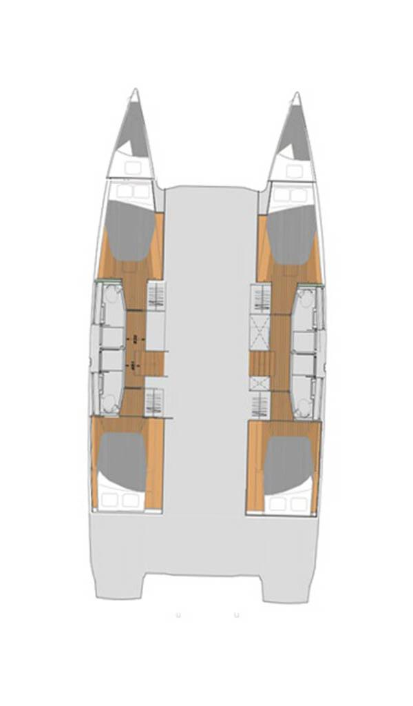 Catamaran rental in Road Town - Fountaine Pajot Elba 45