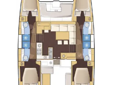 Bareboat Rental Catamaran Lagoon with a boat licence